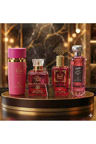 Arabic Set 4 Parfumuri Arabesti De Femei 100ML - Mousuff red + Sara Candy + S...