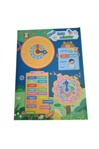 Toyska Joc educativ Calendar in limba Romana cu activitati zilnice, multicolor