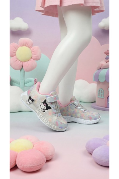 pediashoes KUROMİLİ IŞIKLI KIZ ÇOCUK SPOR AYAKKABISI HAFİF VE ESNEK 26 - 30 N...