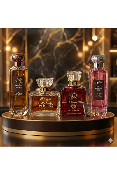 Eau Dubai Set 4 Parfumuri Arabesti (2x Barbat + 2x Dama) 100ML - Mousuff + Ra...