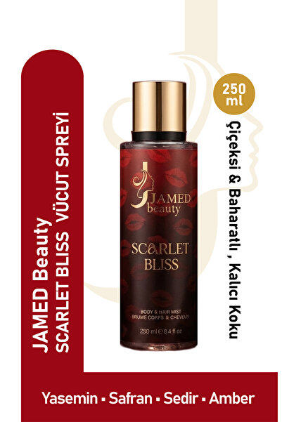 Jamed Beauty Scarlet Blıss 250 ml Vücut Spreyi
