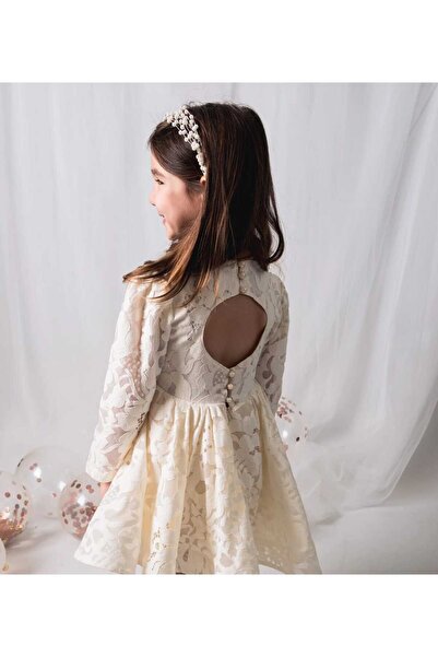 ministok فستان دانتيل للفتيات من فيينا مع حقيبة ظهر مفصلة وملحقات