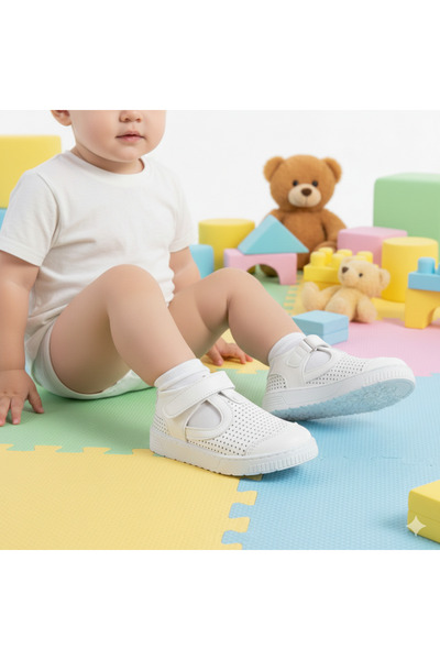 ARZEN BEBE Erkek Çocuk Ortopedik Kapalı Sandalet