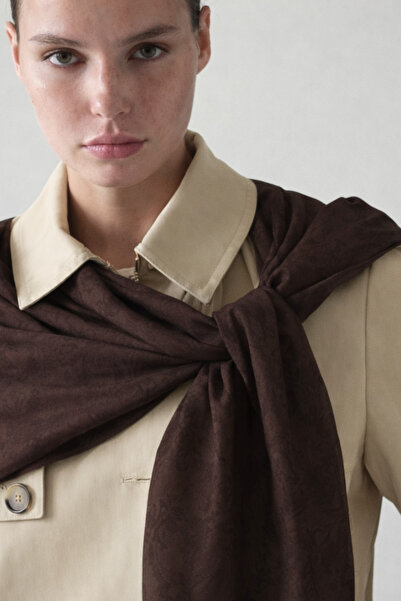 KRAFTELLA Bamboo Textured Crinkle Scarf/Soft Heritage Shawl Scarf/Natural Sty...