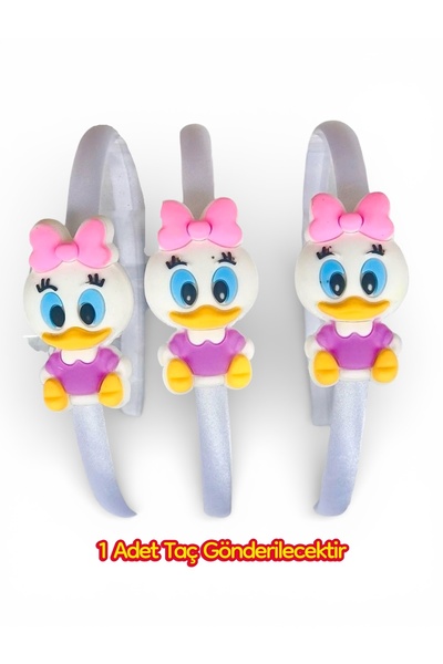 SHEKER HOME 1 τεμάχιο Daisy 3D σατέν κορώνα για κορίτσια