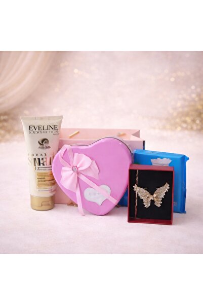 velve Pachet cadou Tenderness,brosa,crema maini,ciocolata,trandafiri de sapun...