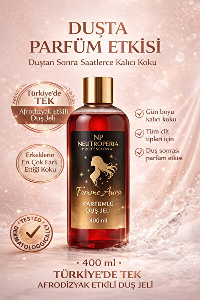 NP Neutroperia Professional Afrodyziyak Etkili Femme Aura Parfümlü Duş Jeli 4...