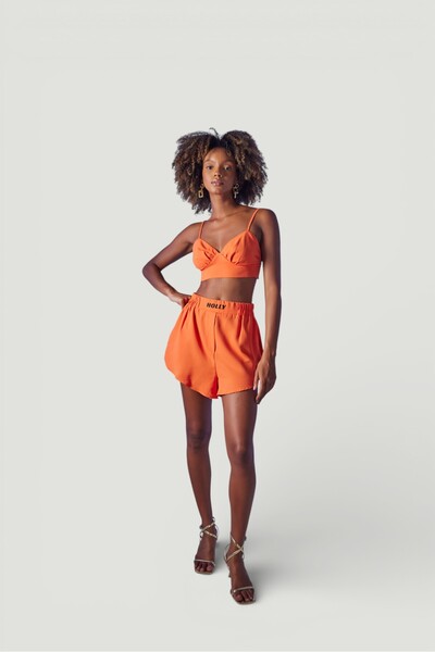 HOLLY LOLLY Leti Şort Turuncu