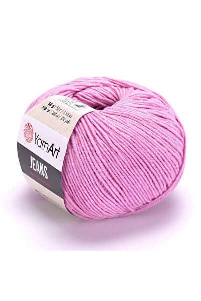 Generic Brand Yarn Art Jeans 20 Fire de tricotat amigurumi roz închis Fire de...