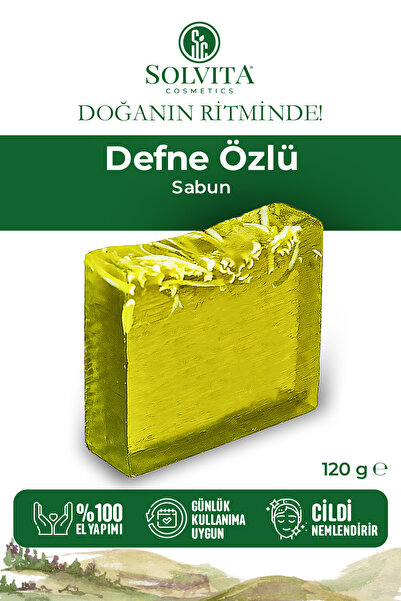 Solvita Cosmetics Defne Özlü %100 El Yapımı Gliserinli Sabun – Günlük Nazik T...