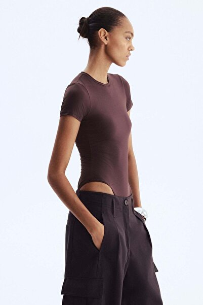 H&M Short-sleeved microfibre body