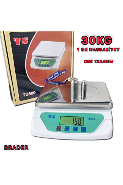 Brader 30Kg 1GRHassasiyet MUTFAK Bakliyat Pastane & TERAZİSİ