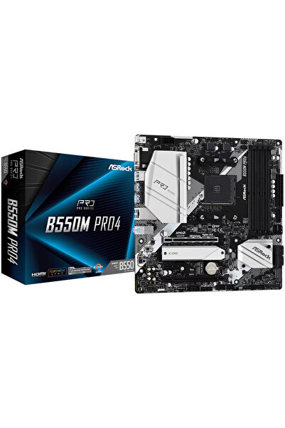 ASROCK Placa de baza B550M PRO4, Socket AM4