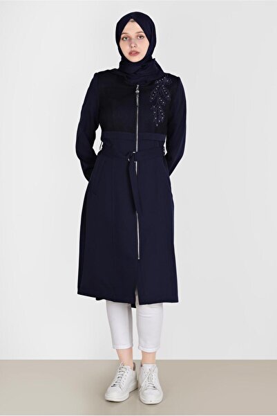 Alvina Тренч з вишивкою та поясом 10568