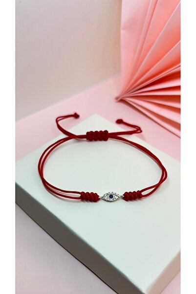 Fionte Accessories 925 Ayar Gümüş, Zirkon Taş, İthal Paraşüt İp, Tasarım, İpl...