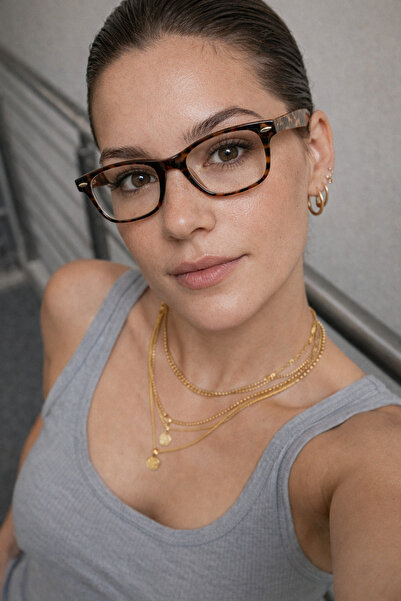 Houseofeyeris Selora Leopard Frame Popular Blue Light Protection Blue Block C...