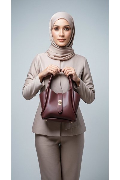 Trenyx Mini Lockable Hand and Shoulder Bag - Faux Leather