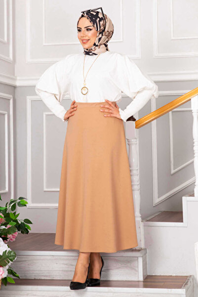 EBRUTESETTÜR تنورة سكوبا كريب ميفلانا تيسيتير من فرو المنك