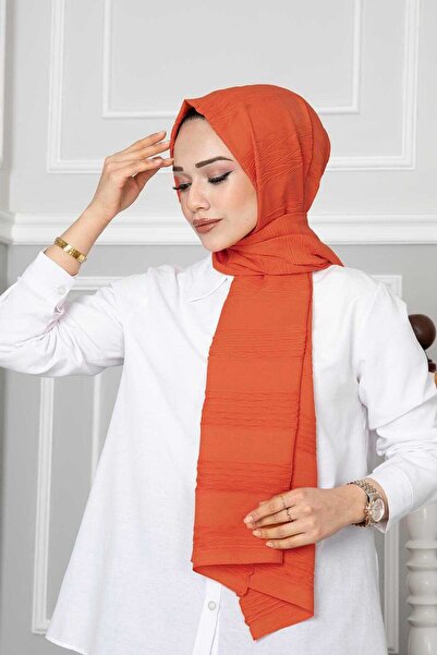 EBRUTESETTÜR Pleated Shawl Pomegranate Flower