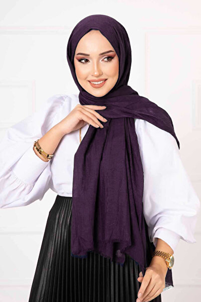 EBRUTESETTÜR شال بامبو بنفسجي