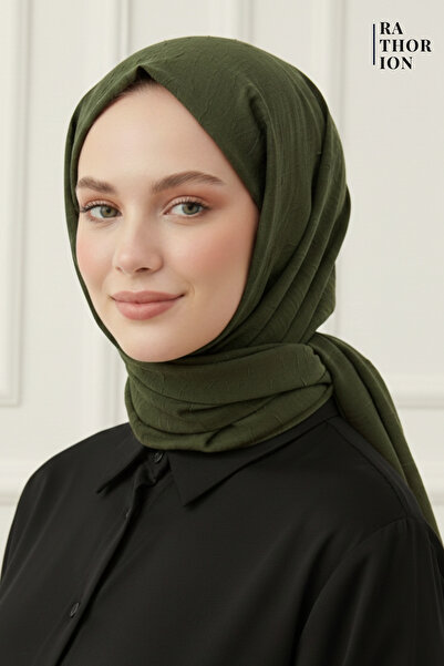 rathorion Bambu Kraş Haki Eşarp