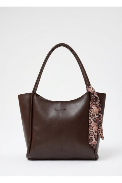 Heybe shop Fular Detaylı Kadın Günlük El ve Omuz Çantası