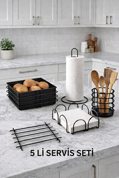 KARTEYA الفاخرة الفولاذ المقاوم للصدأ خدمة عرض مجموعة الخبز سلة المطبخ منشفة ...