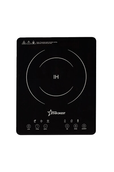 STARCREST Индукционен котлон STARCREST SIH-T2000, 2000 W, Сензорно управление...