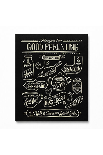 Warm Design Sevgi ve Mutluluk Tarifleri Metal Duvar Dekoru Siyah Rustik Salon...