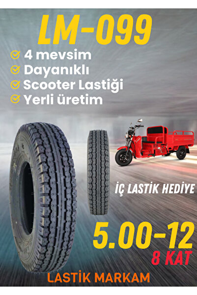 Billas 5.00-12 84F 8 KAT BL099 TT- 2025- İÇ+ DIŞ TAKIM YERLİ ÜRETİM