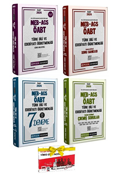 Pegem Akademi Yayıncılık 2026 Pegem AGS ÖABT Türk Dili ve Edebiyatı Öğretmenl...
