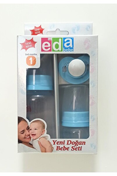 Eda Bebe Bebek Mavi Ve Pembe 3'ü Biberon Seti