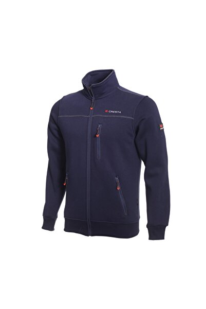 Cresta Outdoor Erkek Fermuarlı Lacivert Ceket / Sweatshirt