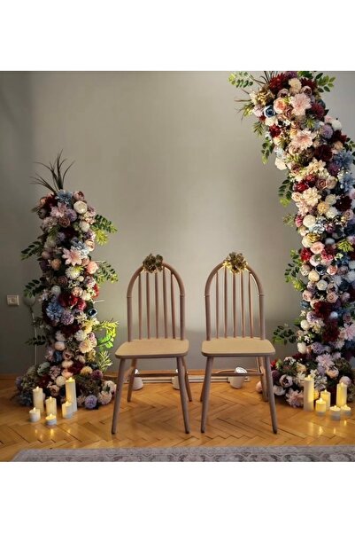 Enes Demirtaş Ada Sandalye Cilasız Ahşap