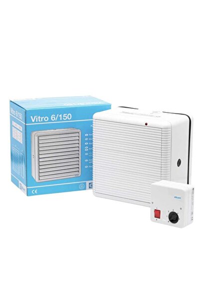 ELİCENT Vitro 6/150 Pencere Ve Duvar Tipi Aksiyal Fan Tek Yönlü 300 M3h (Hız ...