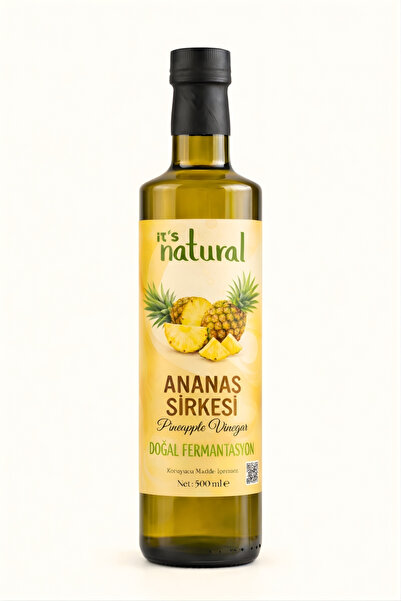 it's Natural Ananas Sirkesi 500 ml | Doğal Fermantasyon Sirke
