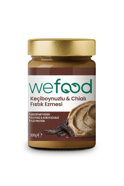 Wefood Keçiboynuzlu & Chialı Fıstık Ezmesi 300 g