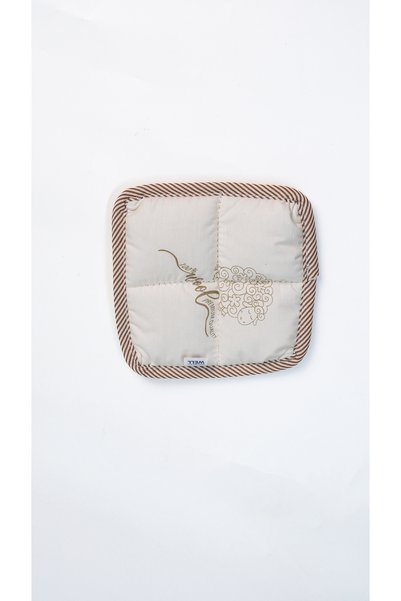 Woolly Well 100% Natural Merino Sheep Wool Filled Medical Pillow - 15X15 cm
