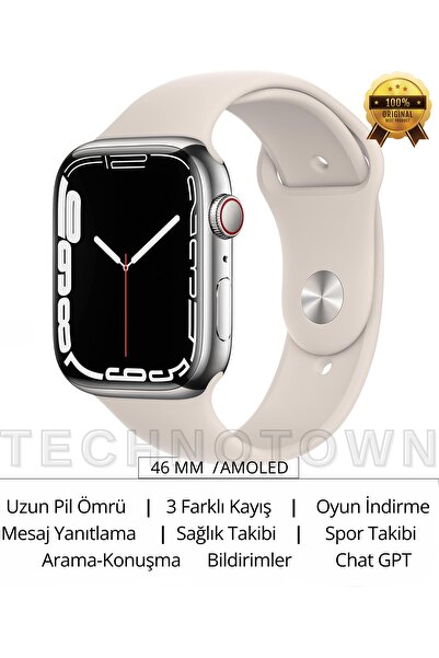 TECHNOTOWN Smart Watch11 Pro Plus Akıllı Saat+ChatGPT +Temassız Ödeme +Mesaj ...