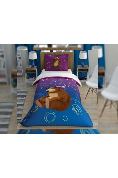 Taç Licencirana Set posteljine Maša i Medved Galaksija Jednokrevetno