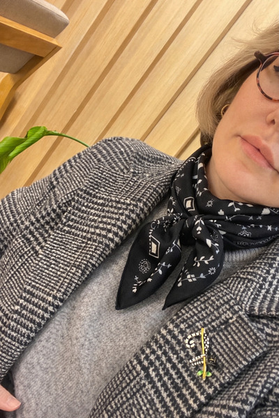 Markiz Takı 70*70 Yarn Woven Scarf