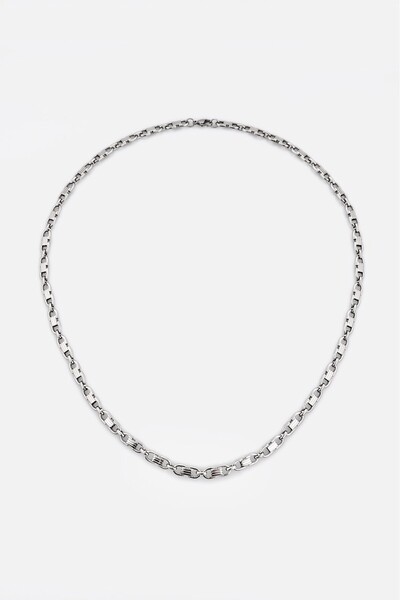 UKHWD SUPPLY 316L Paslanmaz Çelik 6mm C Zincir Erkek Kolye