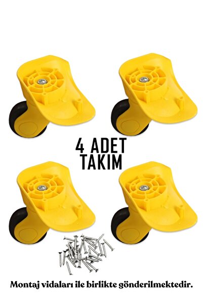 My Valice Valiz Tekerleği Kids Teker 4 Adet Sarı