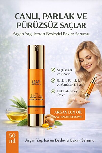 leafcolor Professional Argan Lux Oil Saç Bakım Serumu 50ml