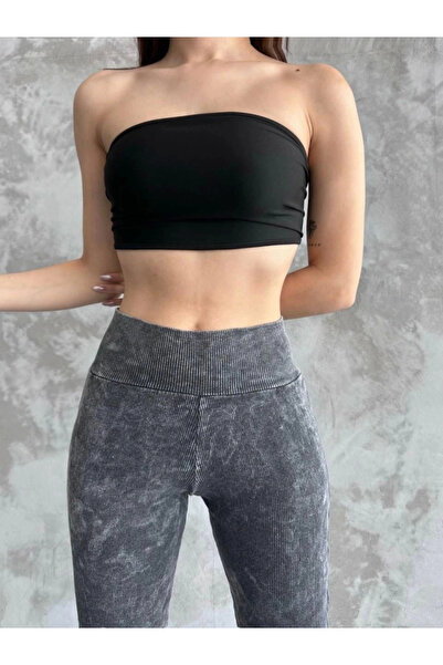 By Mino Γυναικείο υφασμάτινο κολάν καμιζόλ πλυσίματος ψηλής μέσης