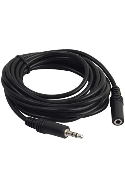 Powermaster 3.5 Mm Stereo Erkek/Dişi 5 Metre Aux Çevirici Uzatma Kablo PM-5758