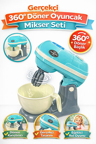 YILDIRIM OYUNCAK Sesli Işıklı Pilli 360 Derece Dönen Full Fonksiyon Büyük Mik...