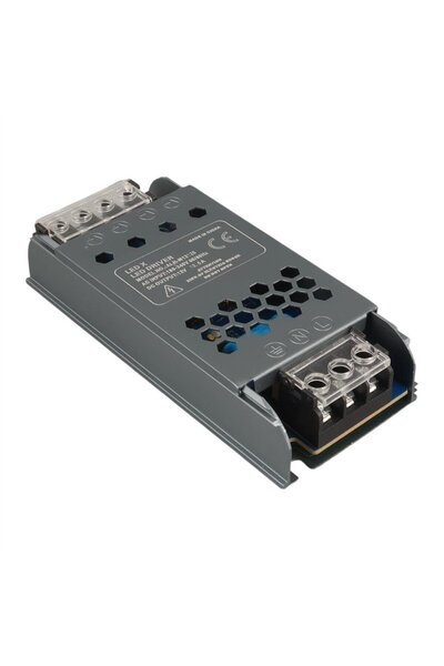 Powermaster Ledx ALN-M12125 12 Volt 12.5 Amper 57X24x12mm Ultra Slim Metal Ka...