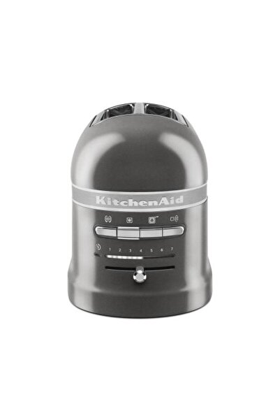 Kitchenaid 5KMT2204EMS آلة تحميص الخبز ذات الفتحتين من آرتيزان، فضية اللون