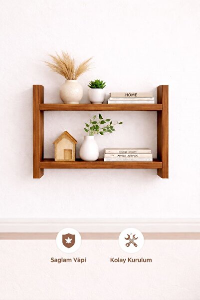 ADIM EBATLAMA 2'Lİ Duvar Rafı-Mutfak-Çok Amaçlı Raf-Barok